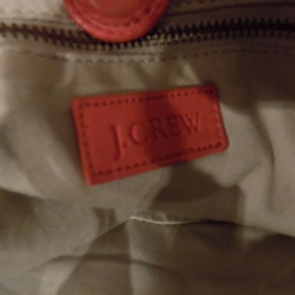 J. CREW Salmon Leather Purse with Dust Bag - Picture 7 of 7